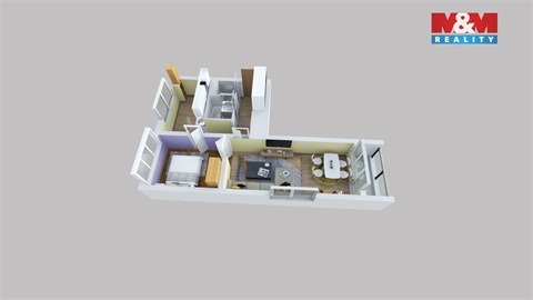 Pronájem bytu 2+1, 50 m² 18