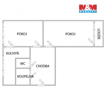 Pronájem bytu 2+1, 60 m² 6