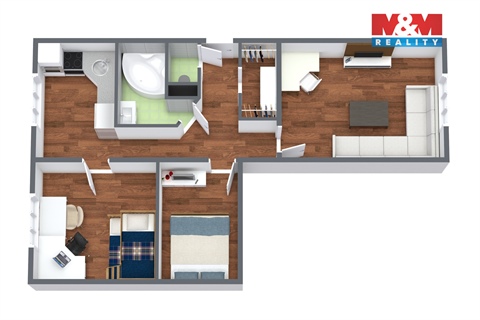 Prodej bytu 2+1, 60 m² - 8