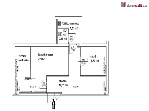 Pronájem komerčního objektu, 60 m² - 0