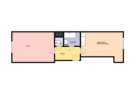 Prodej bytu 2kk, 50 m² - 0