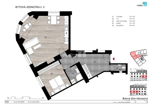 Prodej bytu 2kk, 76 m² 26