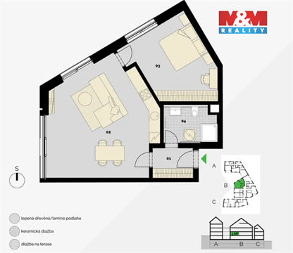 Prodej bytu 2kk, 65 m² 10