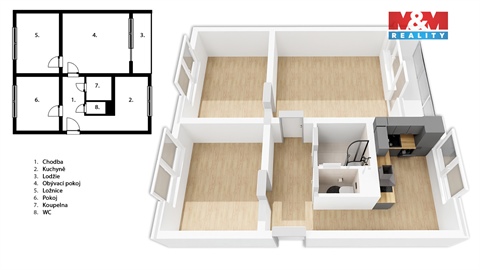 Prodej bytu 3+1, 69 m² - 10