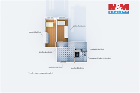 Prodej bytu 1+1, 47 m² 16