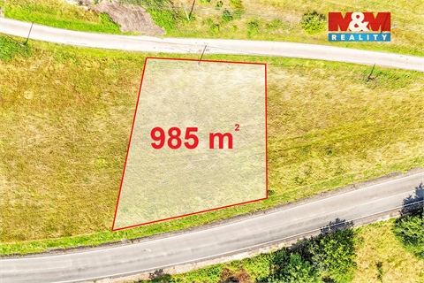 Prodej stavebního pozemku, 985 m² - 0