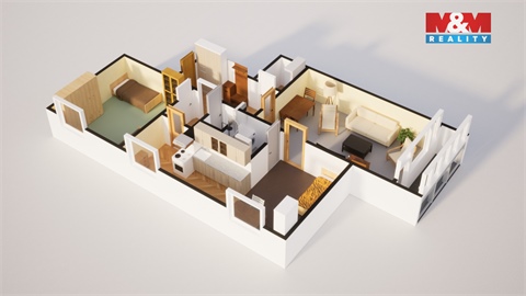 Prodej bytu 2+1, 57 m² 42