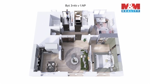 Prodej bytu 3kk, 75 m² - 2