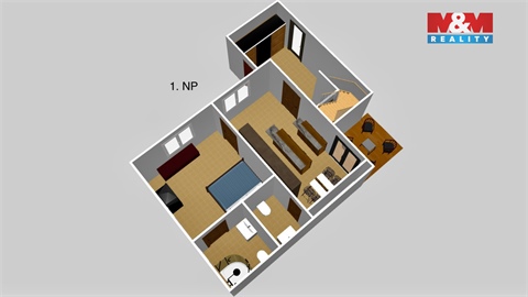 Prodej rodinného domu, 87 m² - 2