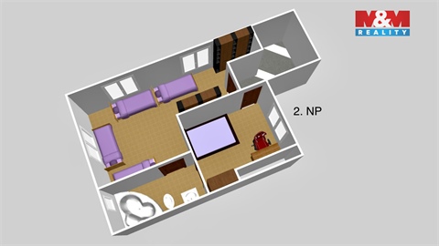Prodej rodinného domu, 87 m² - 6