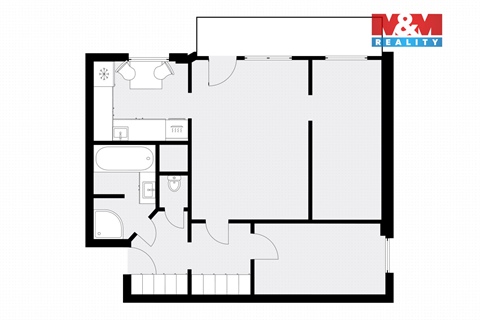 Prodej bytu 3+1, 60 m² 18