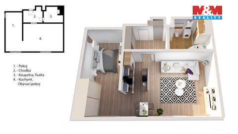 Prodej bytu 2kk, 43 m² - 16