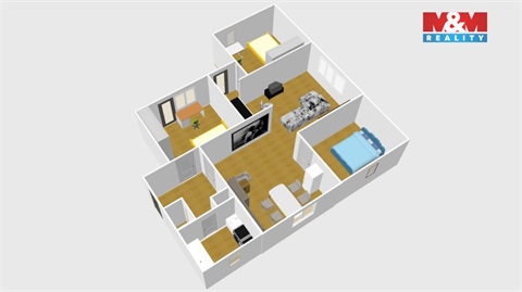 Prodej bytu 4kk, 99 m² - 2