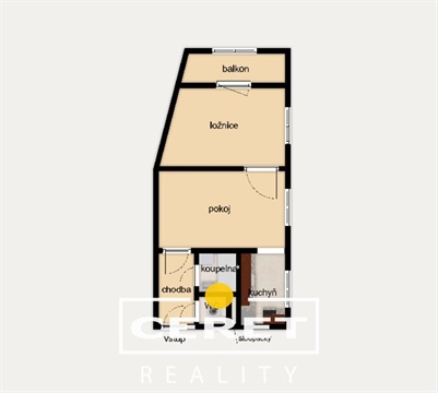 Prodej bytu 2+1, 48 m² 8