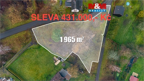 Prodej stavebního pozemku, 1 965 m² - 0