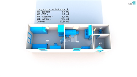 Prodej rodinného domu, 64 m² - 14
