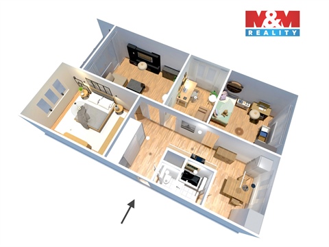 Prodej bytu 4+1, 79 m² - 2