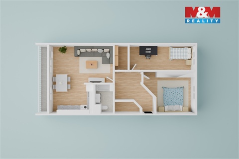 Prodej bytu 3+1, 67 m² 18