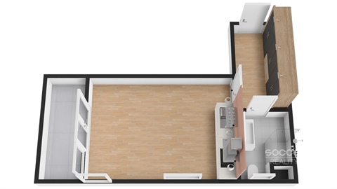 Pronájem bytu 1kk, 32 m² 16