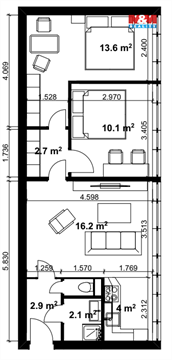 Prodej bytu 3kk, 56 m² - 8