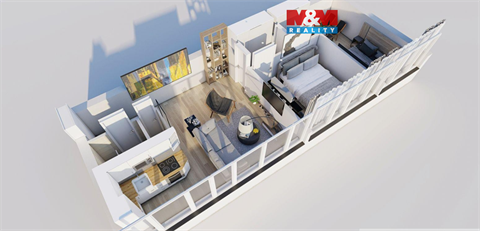 Prodej bytu 3kk, 56 m² 0