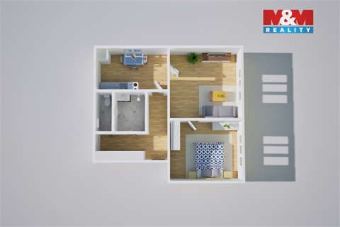 Prodej bytu 2+1, 55 m² 14