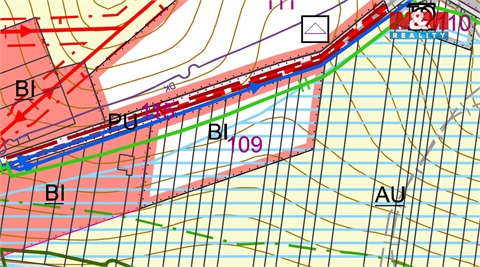 Prodej stavebního pozemku, 4 460 m² 10