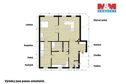 Prodej bytu 3+1, 112 m² 4
