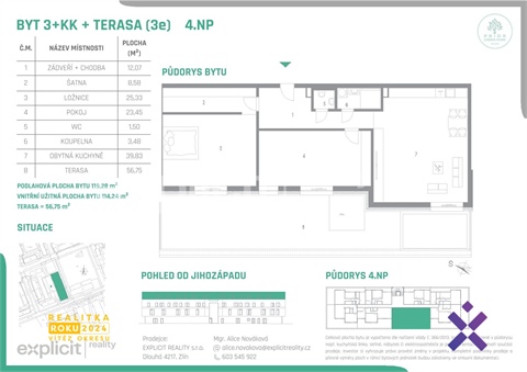 Prodej bytu 3kk, 119 m² - 10