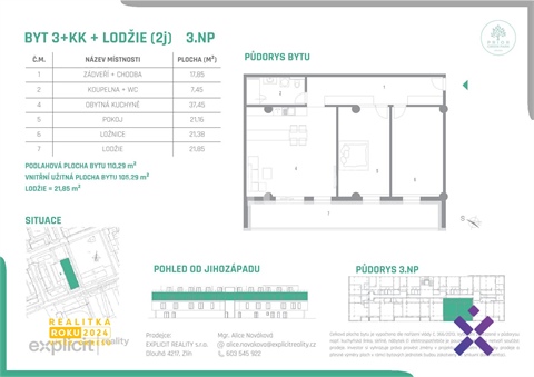 Prodej bytu 3kk, 110 m² - 10