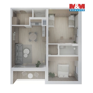 Prodej bytu 3kk, 83 m² 14