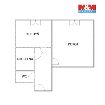 Prodej bytu 1+1, 36 m² - 0