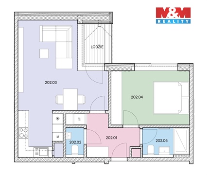 Prodej bytu 2kk, 54 m² - 6