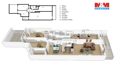 Prodej bytu 4kk, 134 m² - 6