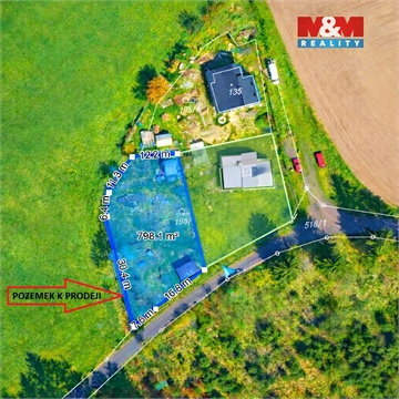 Prodej stavebního pozemku, 798 m² - 4