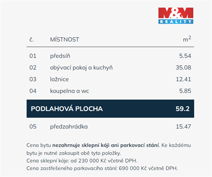 Prodej bytu 2kk, 74 m² - 2
