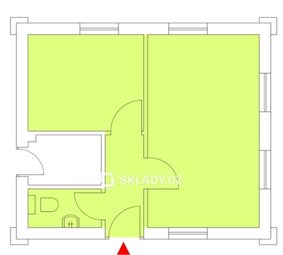 Pronájem skladu / haly, 27 m² - 0