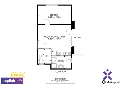 Pronájem bytu 2kk, 49 m² - 8