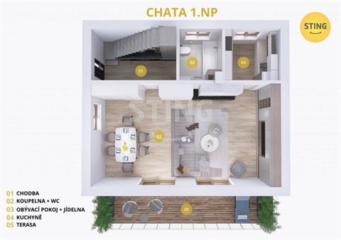 Prodej rodinného domu, 72 m² 12