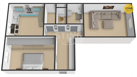 Pronájem bytu 2+1, 58 m² 10