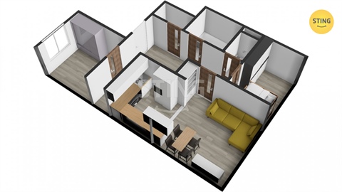 Prodej bytu 3kk, 70 m² 2