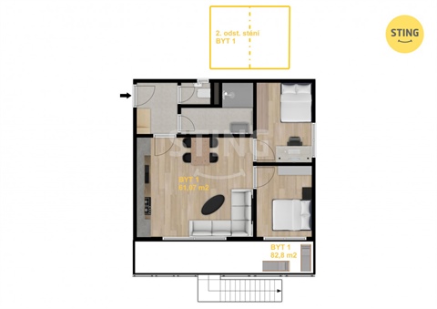 Prodej bytu 3kk, 81 m² - 18