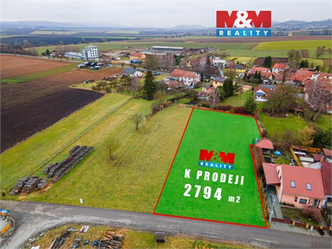Prodej stavebního pozemku, 2 794 m² 2