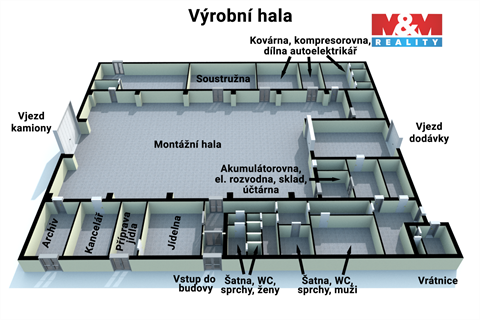 Pronájem výrobního objektu, 1 056 m² 6