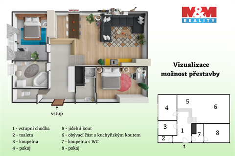 Prodej bytu 4kk, 126 m² - 24