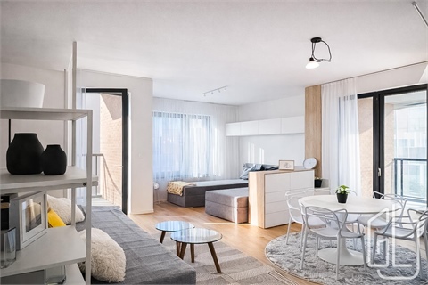 Pronájem bytu 1kk, 42 m² - 0