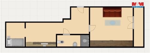 Prodej bytu 2+1, 33 m² - 12