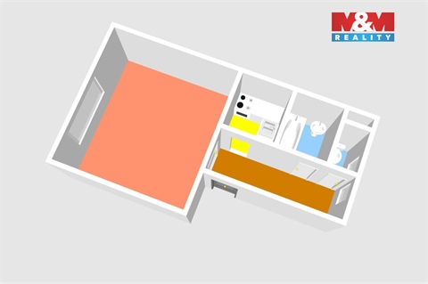 Prodej bytu 1kk, 33 m² - 8