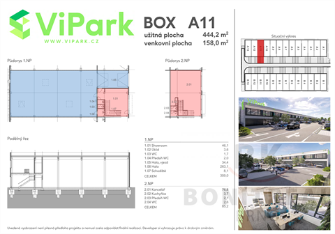 Prodej skladu / haly, 457 m² - 2
