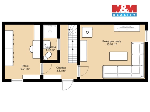 Prodej rodinného domu, 80 m² - 12